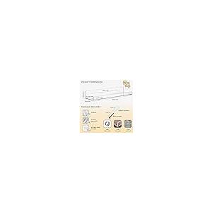 【並行輸入品】LUOBAO Acrylic 15\" Invisible Floating Wall Ledge Display Shelvesの画像