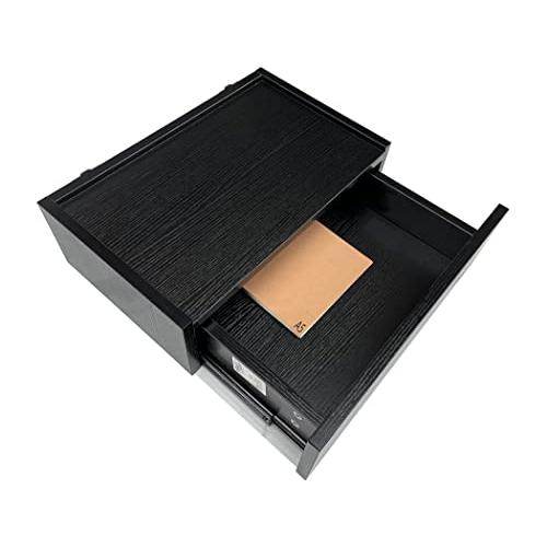 【並行輸入品】モダン フローティングベッドサイドテーブル ベッドサイドシェルフ ナイトスタンド 引き出し付きサイドテーブル 19インチ X 13_9