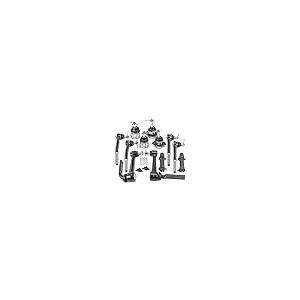 【並行輸入品】A Premium フロントサスペンションキット ボールジョイント タイロッドエンド アイドラーアーム シボレーアストロ&GMCの画像