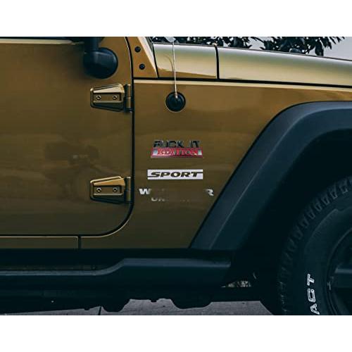 【並行輸入品】EVIISO 2 Pcs Fuck IT Edition Emblem，Fuck IT car Version Badges L_7