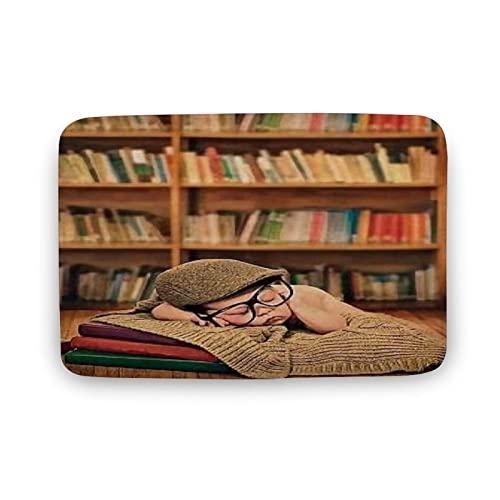 【並行輸入品】Into The Library I Go to Lose My Mind Non Slip Door Mats for Indの画像