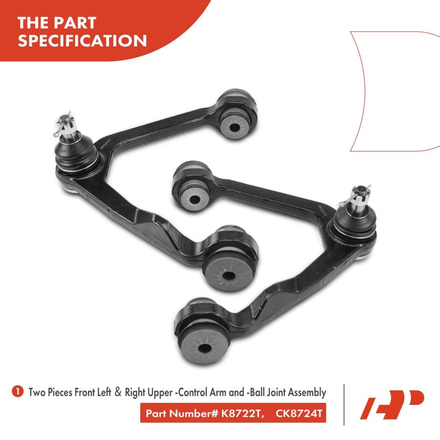 【並行輸入品】A Premium Set of 16, Front Upper Control Arm, Lower Ball Joint,の画像