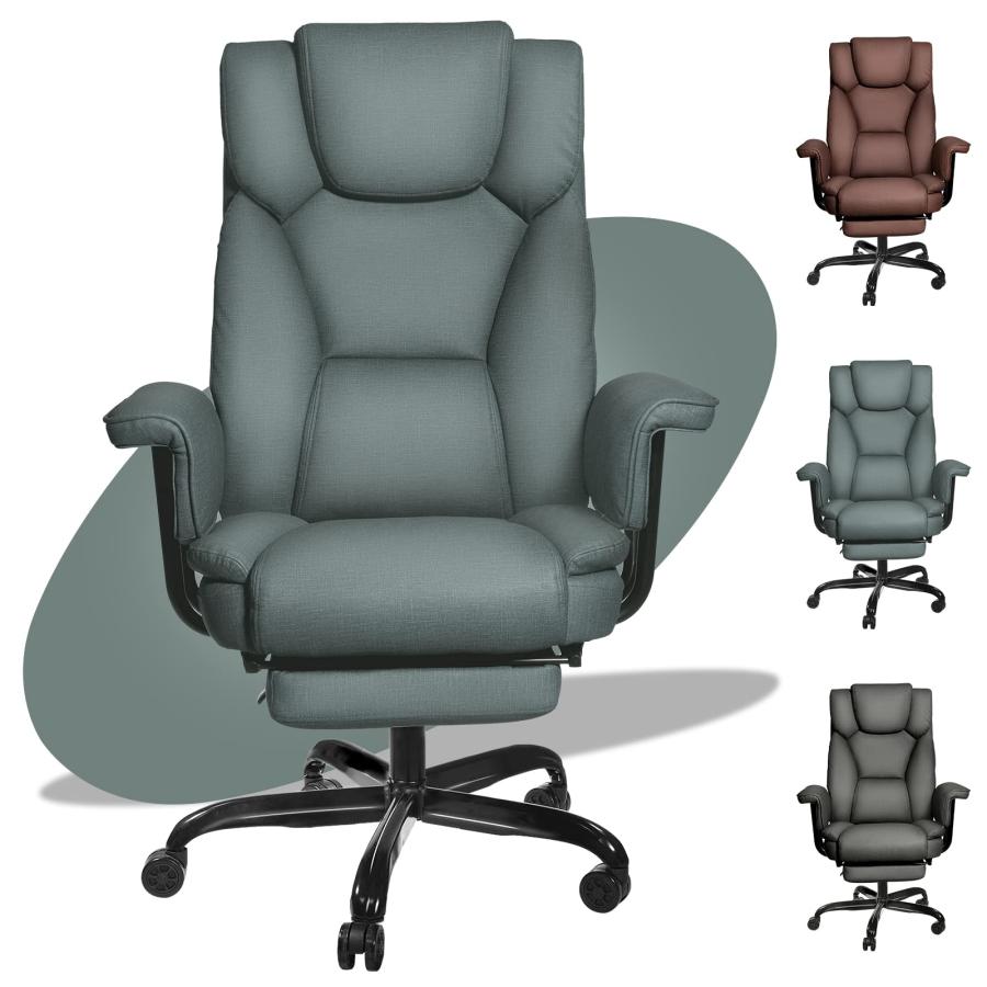 チェア 並行輸入品】Dvenger リクライニング オフィスチェア フットレスト付き