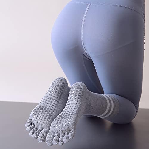【並行輸入品】Homrap Non Slip Yoga Toe Socks for Women，Grip Socks for Pilates，