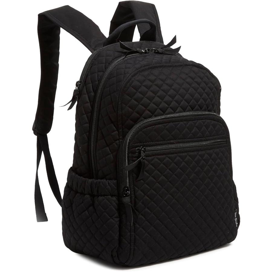 【並行輸入品】Vera Bradley レディース コットン キャンパス バックパック ブラック - リサイクルコットン。 One Size　_1