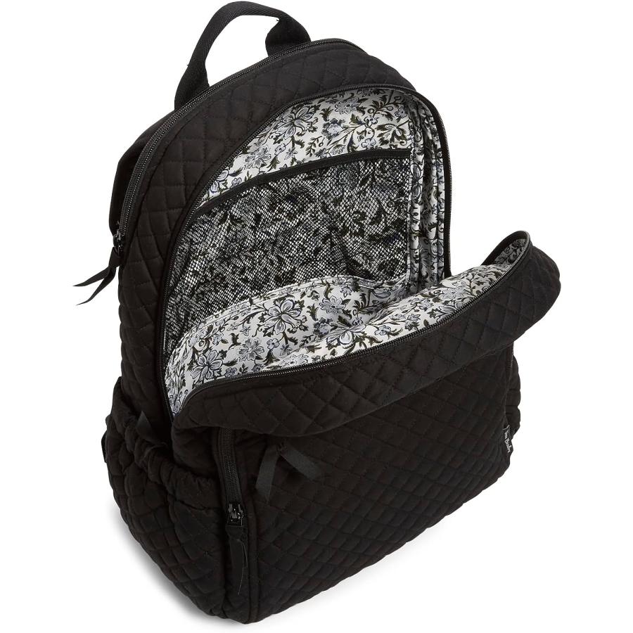 【並行輸入品】Vera Bradley レディース コットン キャンパス バックパック ブラック - リサイクルコットン。 One Size　_2