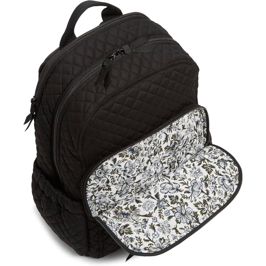 【並行輸入品】Vera Bradley レディース コットン キャンパス バックパック ブラック - リサイクルコットン。 One Size　_3