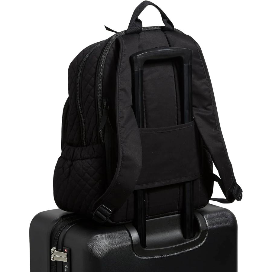 【並行輸入品】Vera Bradley レディース コットン キャンパス バックパック ブラック - リサイクルコットン。 One Size　_5