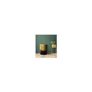 【並行輸入品】Trade AM Zeus 02886 End Table, 18\" Diameter x 20\"" H, Gold/Black"_5