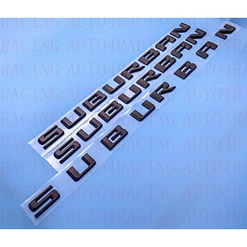 【並行輸入品】3Pcs Suburban Emblem 3D Letters Badge Letter Nameplate Sticker R