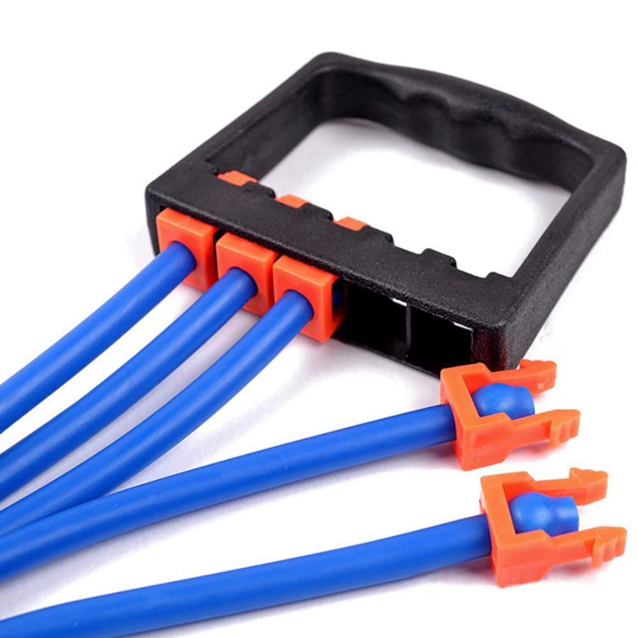 【並行輸入品】Chest Expander Arm Training 5 Tubes Ajustable Strength Trainer E_6