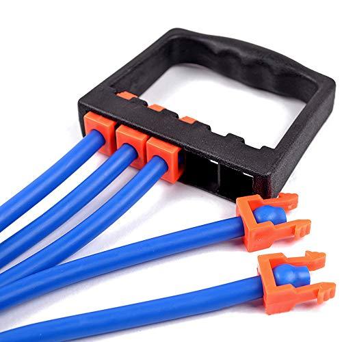 【並行輸入品】Chest Expander Arm Training 5 Tubes Ajustable Strength Trainer E_7