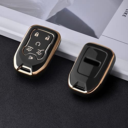 【並行輸入品】SAMORINO キーフォブカバー GMC用 プレミアムソフトTPU 360度 完全保護 キーシェルキーケース 2016 2022_4