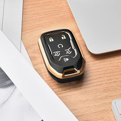 【並行輸入品】SAMORINO キーフォブカバー GMC用 プレミアムソフトTPU 360度 完全保護 キーシェルキーケース 2016 2022_7