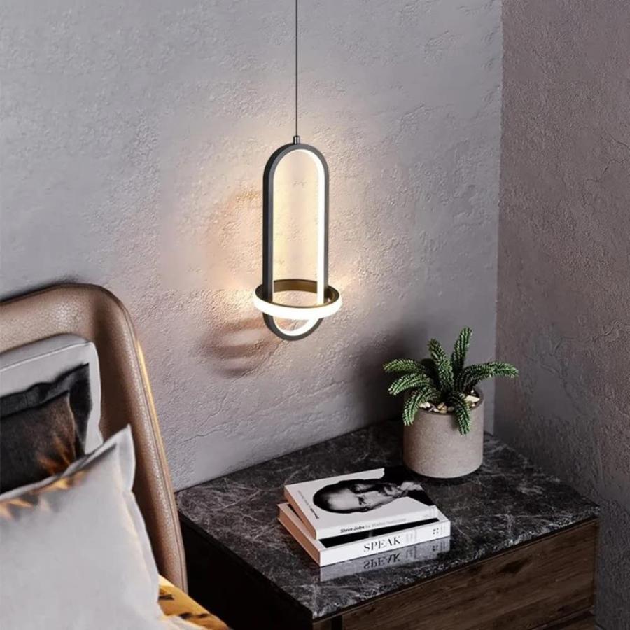 Jadssox Modern LED Pendant Light Geometric Metal Hanging Ceiling 並行輸入品｜import-tabaido｜07