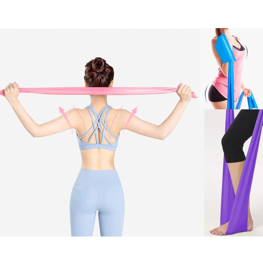 【並行輸入品】ZningEsxi Portable Exercise Resistance Band Stretching Workout Aの画像