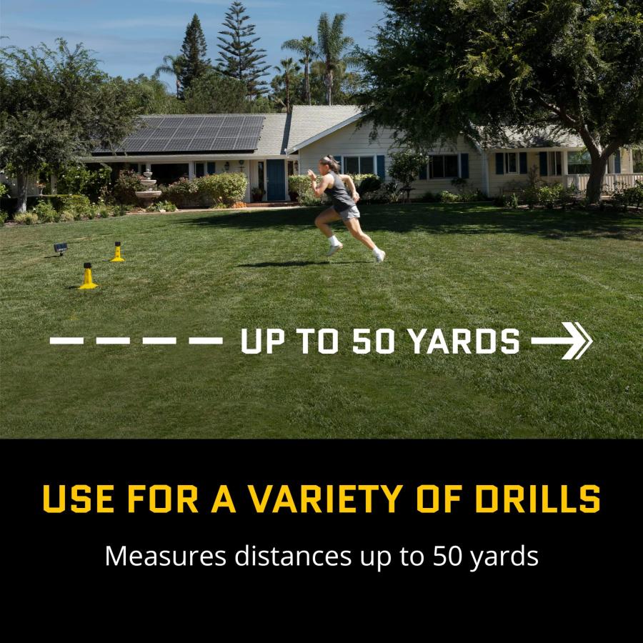 【並行輸入品】SKLZ スピードゲート スポーツ アスレチック スピードトレーニング用 イエロー SKLZ Speed Gates for Sp