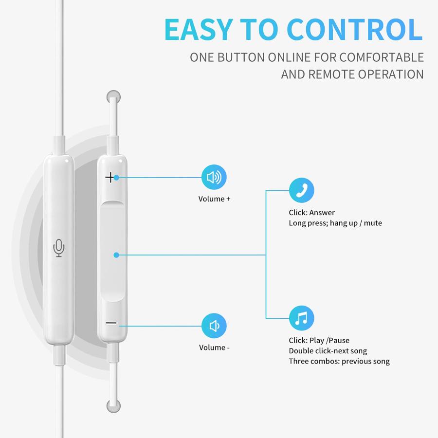 USB Type C Headphone 4 Pack, USB C Earphones Type C Headphones S 並行輸入品｜import-tabaido｜07