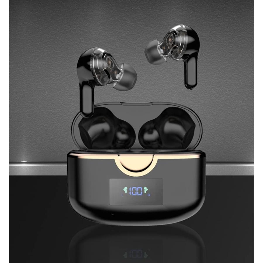 正規品の人気商品 Bluetoth Headphones 4 Dynamic Drivers Wireless Earbuds 40Hrs Pla 並行輸入品
