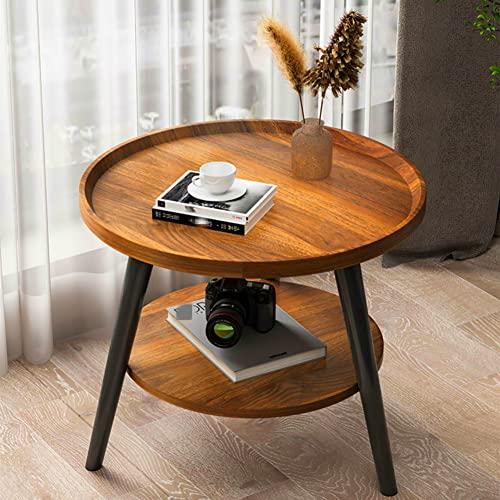 並行輸入品】ANS_HOME 木製コーヒーテーブル ダブルデッカーテーブル