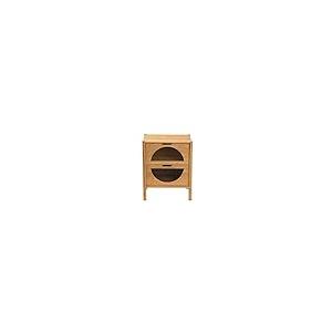 【並行輸入品】Baxton Studio Naresh End Table, 2 Drawer, Natural Brown_8