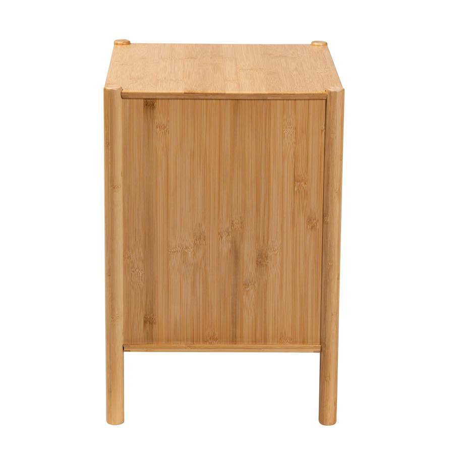【並行輸入品】Baxton Studio Naresh End Table, 2 Drawer, Natural Brown_9
