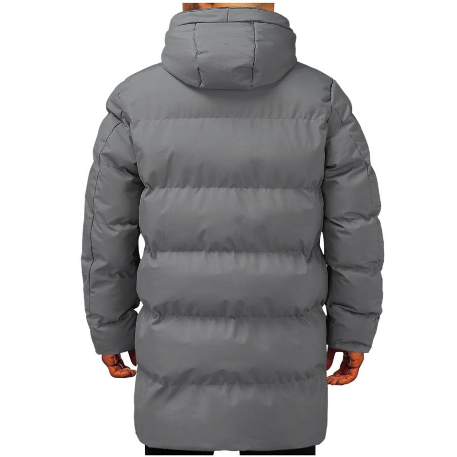 【並行輸入品】Men Long Hooded Parka Jacket Thickened Warm Long Puffer Down Jacの画像