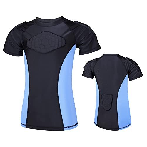 【並行輸入品】TIAXU TIAXU Youth Padded Protective Shirt for Football Baseballの画像