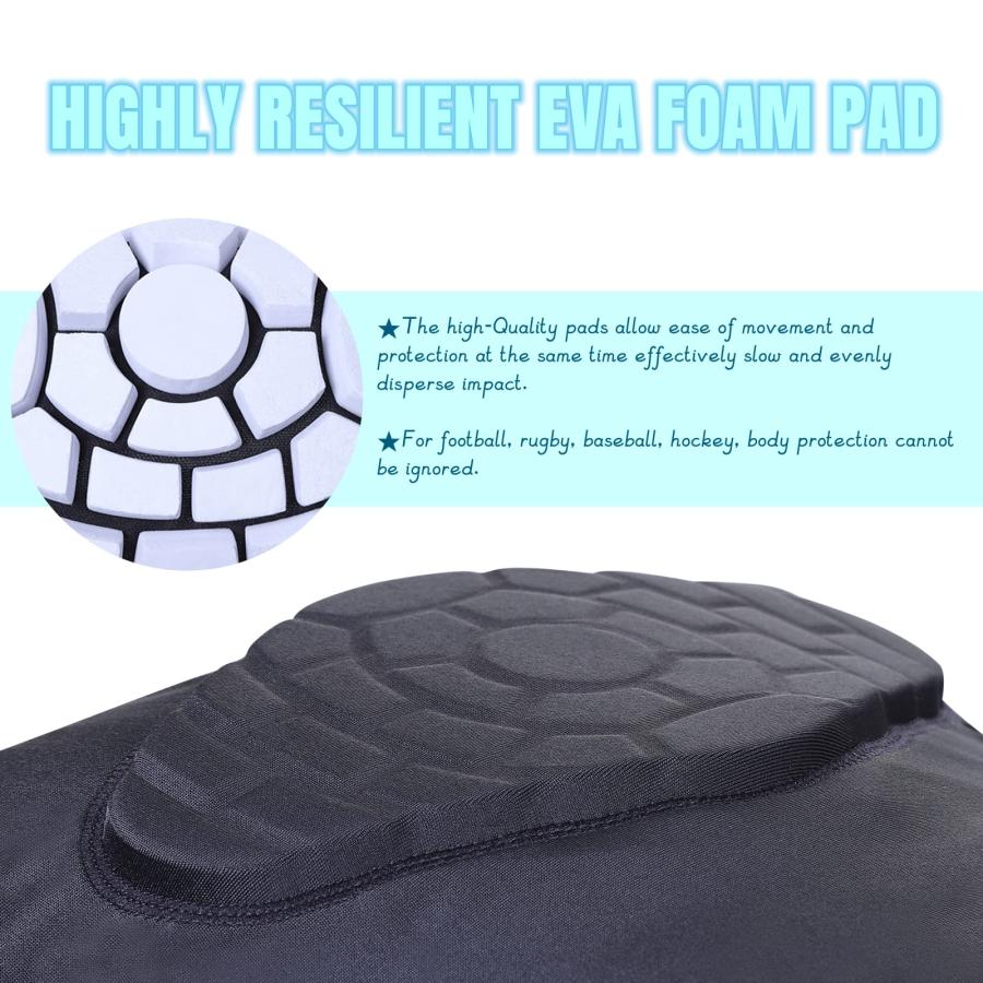 【並行輸入品】TIAXU TIAXU Youth Padded Protective Shirt for Football Baseballの画像