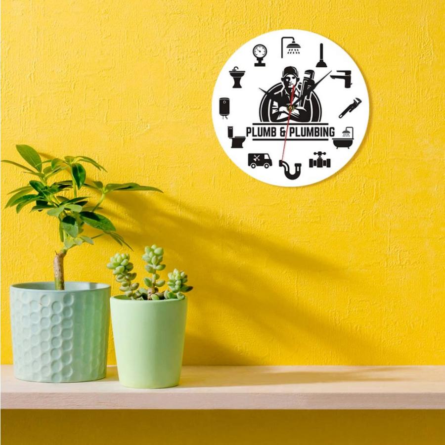 PAMCASTEEL-【並行輸入品】AMZOC Silent Non Ticking Wall Clocks 12 