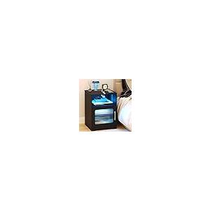 【並行輸入品】HNEBC Auto LED Nightstand with Charging Station, Smart Night Sta_2