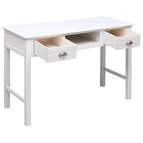 【並行輸入品】YUHI HQYD Writing Desk，Office Desk with Drawers，Study Desk，Moder_7