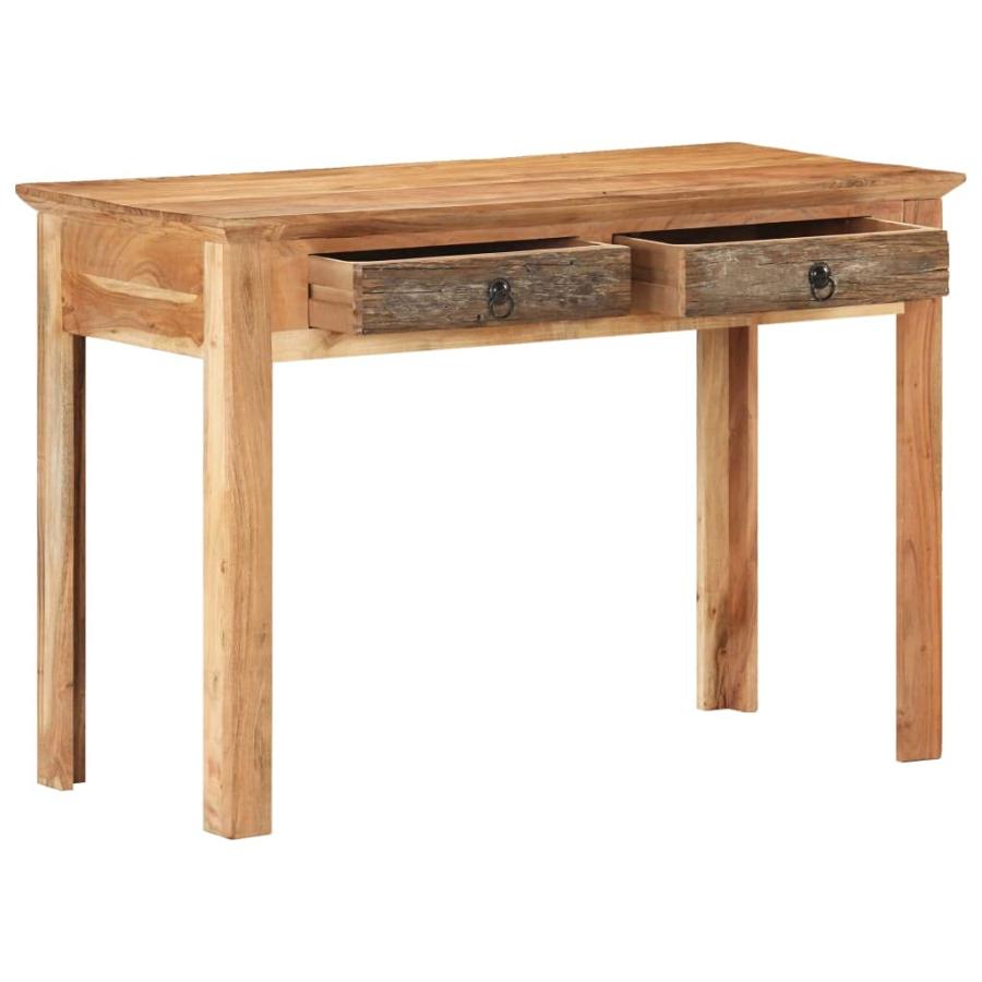 【並行輸入品】YUHI HQYD Desk,Solid Wood Desk,Laptop Table,Office Desk with Dra_3