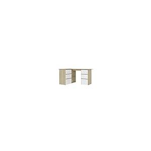 【並行輸入品】YUHI HQYD Corner Desk,Modern Desk,Computer Desk,Office Desk with_5