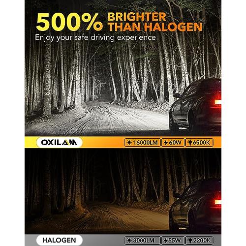 【並行輸入品】OXILAM 2023 Upgraded H11 LED Bulbs, 16000LM 500% Brighter 1:1 Siの画像