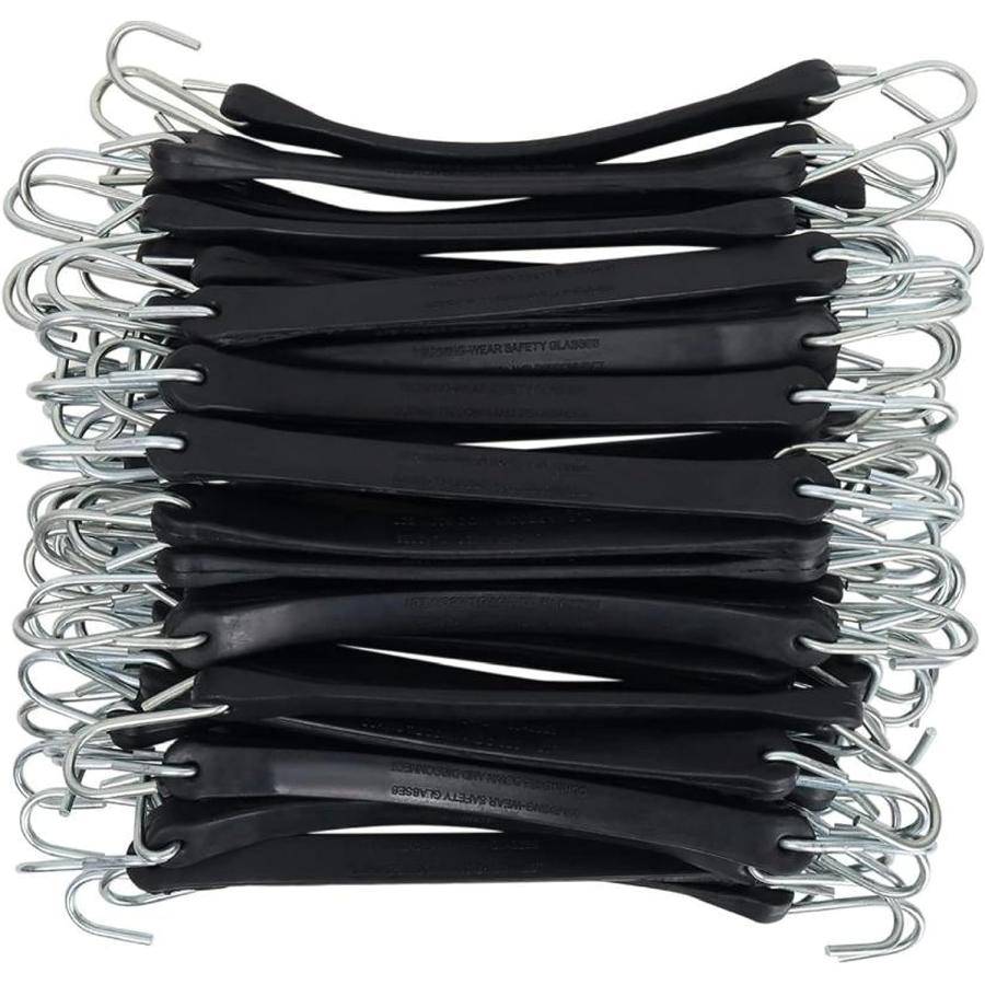 並行輸入品】VIRTIONZ 9 INCH Heavy-Duty Black Tie Down Straps for