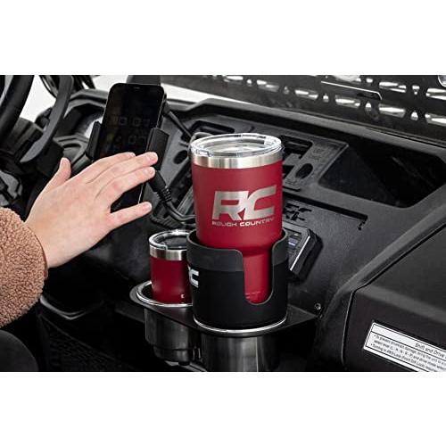 【並行輸入品】Rough Country 2イン1 拡張カップと電話ホルダー   J5054 Rough Country 2 in 1 Expaの画像