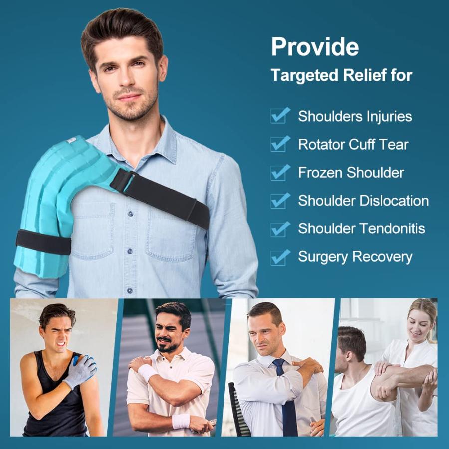 【並行輸入品】Comfcube ショルダーアイスパック ケガ用 Comfcube Shoulder Ice Pack Rotator Cuffの画像