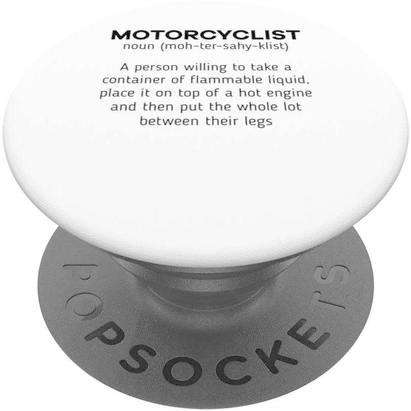 Motorcyclist Noun Definition Motorcycle Biker Motorbike PopSocket 並行輸入
