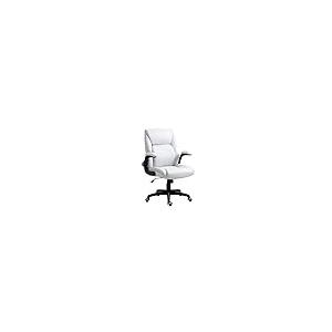 【並行輸入品】Leather Executive Office Chair Ergonomic High Back PU Home Comp_2