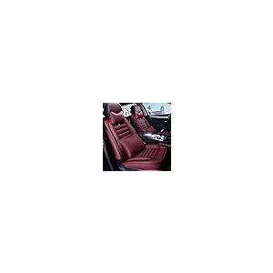 【並行輸入品】rasiarpio カーシートカバー ジープラングラー用 レザー 5シートプロテクター ヘッドレストクッション付き 通気性 防水_2