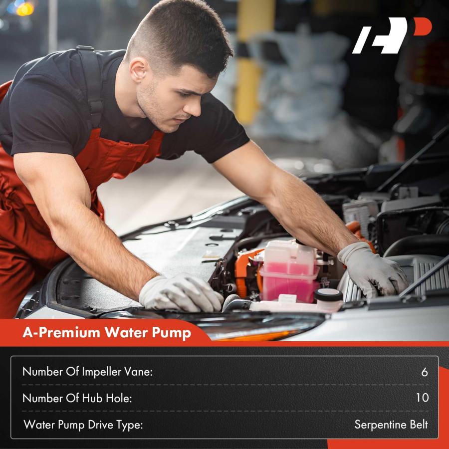 【並行輸入品】 A Premium Engine Water Pump & Thermostat Housing Assembly Compatの画像