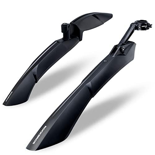 【並行輸入品】ROCKBROS (ロックブロス) バイクフェンダー MTBバイクマッドガード 調節可能 フロントリア自転車フェンダーセット クイの画像