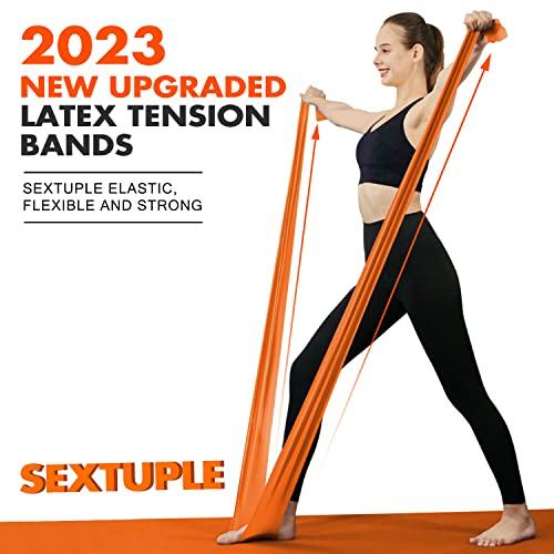 【並行輸入品】HPYGN Exercise Bands Resistance, Upgraded Professional Latex Strの画像