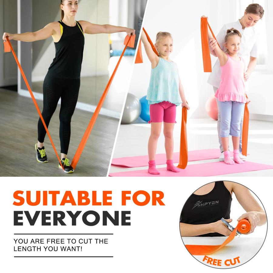 【並行輸入品】HPYGN Exercise Bands Resistance, Upgraded Professional Latex Strの画像