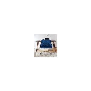 【並行輸入品】Upholstered Home Office Chair with Arms, Adjustable Height, 360_1