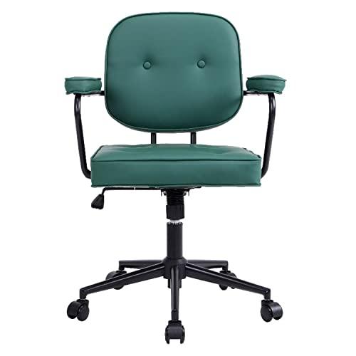 【並行輸入品】AVSMGP Modern PU Leather Office Chair Desk Chair with Wheels Arm_1