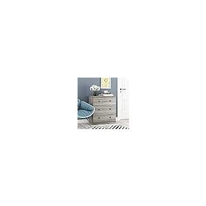 【並行輸入品】Furinno Tidur Simple Design Dresser, 3 Tier Knob, French Oak Greの画像