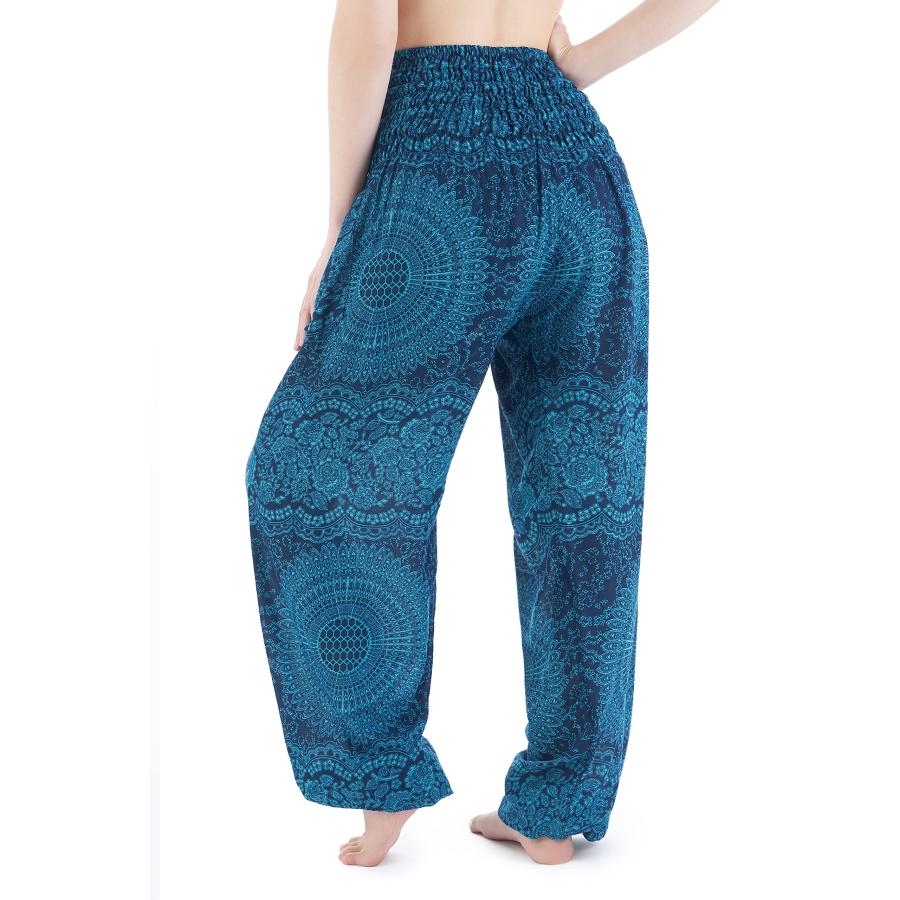 Lannaclothesdesign Harem Hippie Pants for Women Yoga Boho Long B 並行輸入品｜import-tabaido｜04