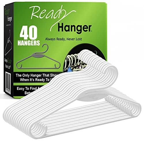 【並行輸入品】40 Plastic Hangers That Automatically Show They are Ready to Use_1